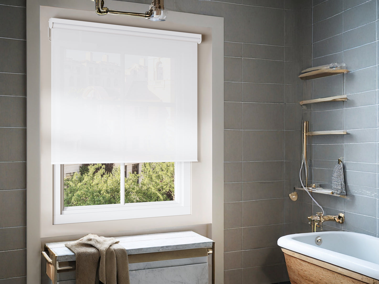 Solar-Powered Roller Shades